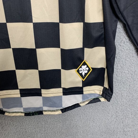 Roland Sands Motorcycle Checkers Hooligan Race Jersey Long Sleeve NEW - Picture 7 of 7